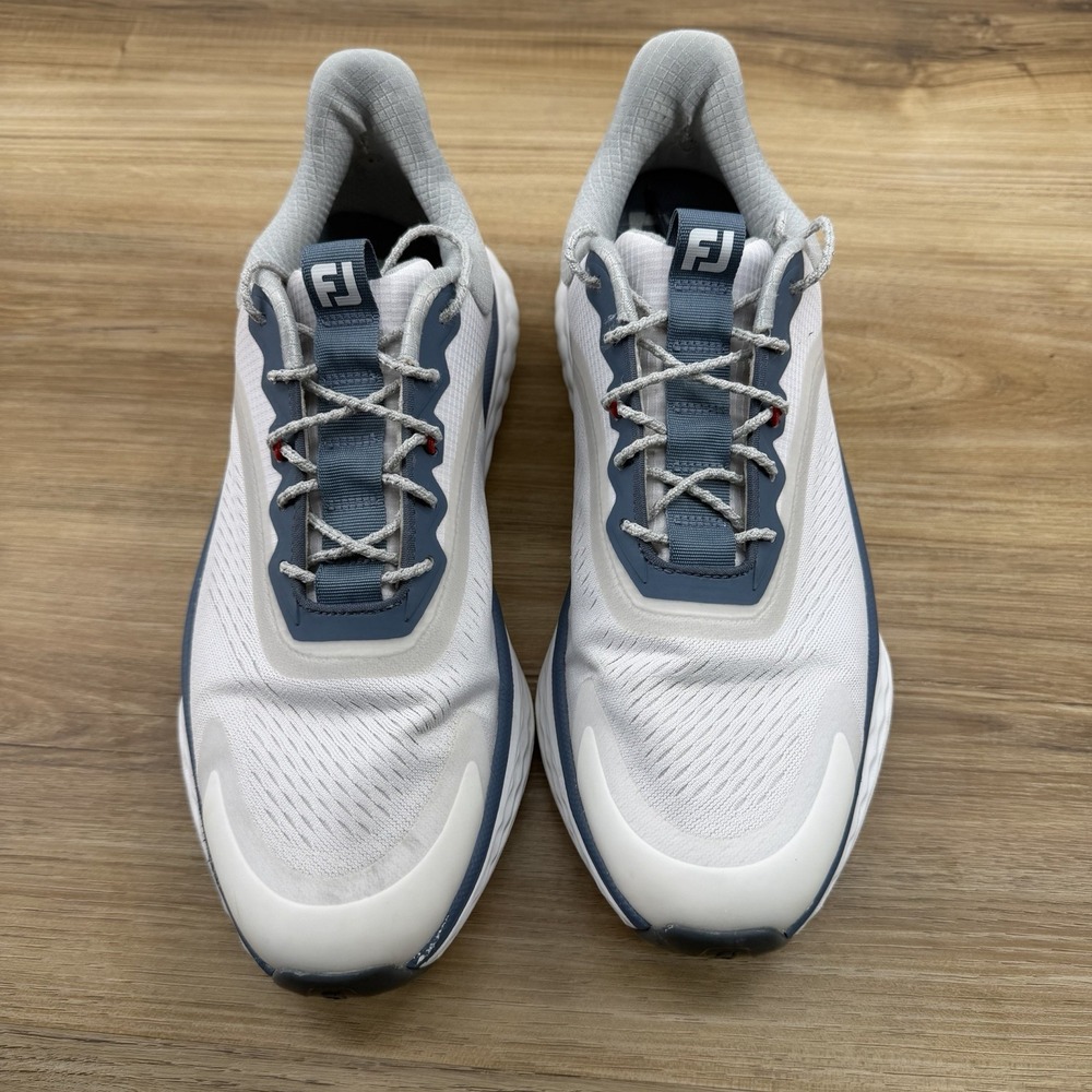 FootJoy Quantum Golf Shoes Mens 8M White Spikeless Athletic Comfort 56989